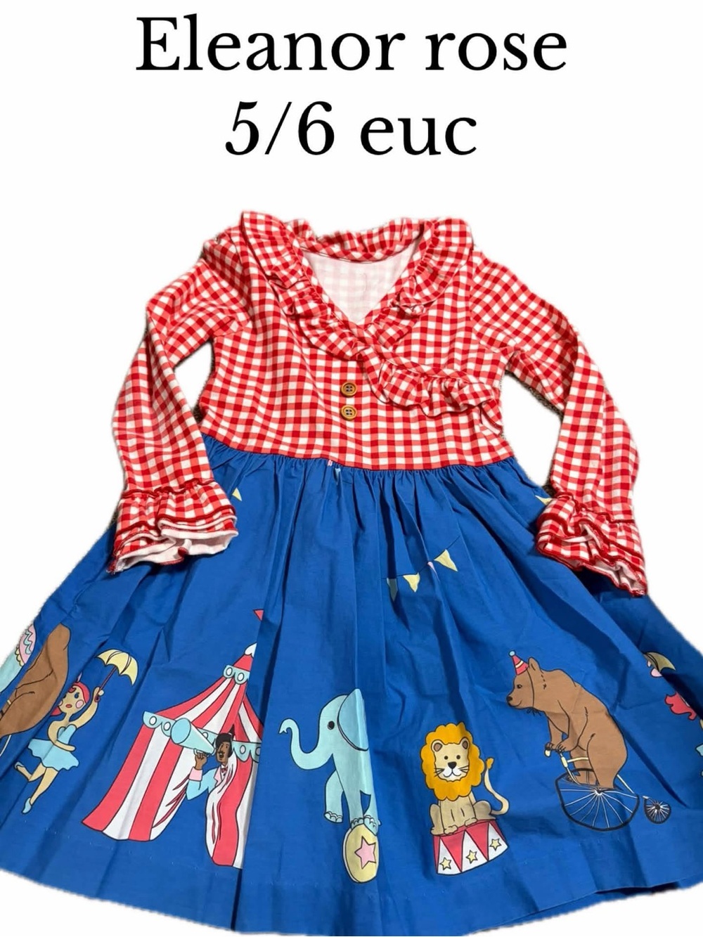 Eleanor rose 5/6 circus parade dress euc